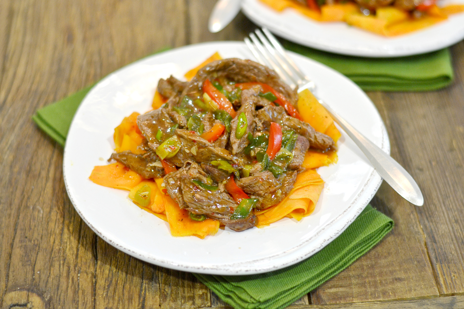 Spicy Flank Steak and Pepper StirFry
