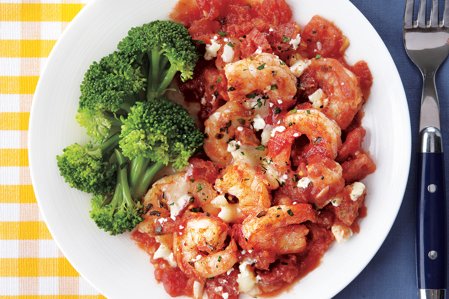Roasted Shrimp with Tomatoes