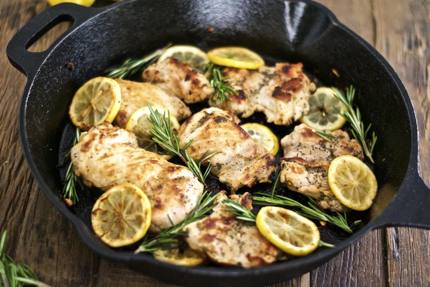 LemonRosemary Chicken Thighs