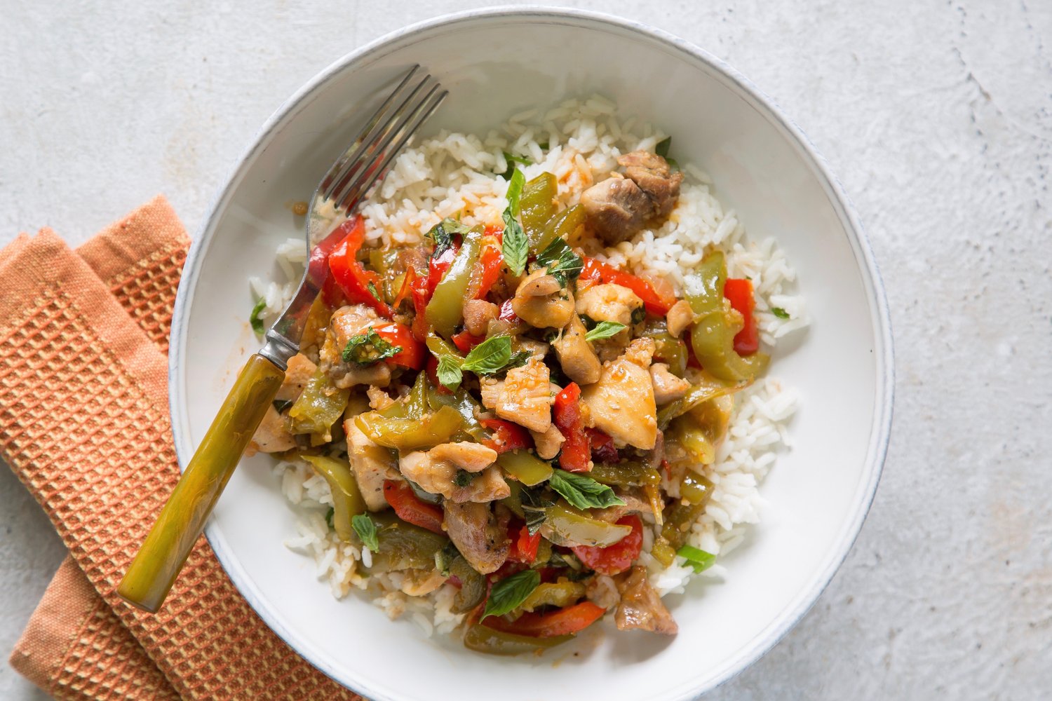 Sticky GingerBasil Chicken