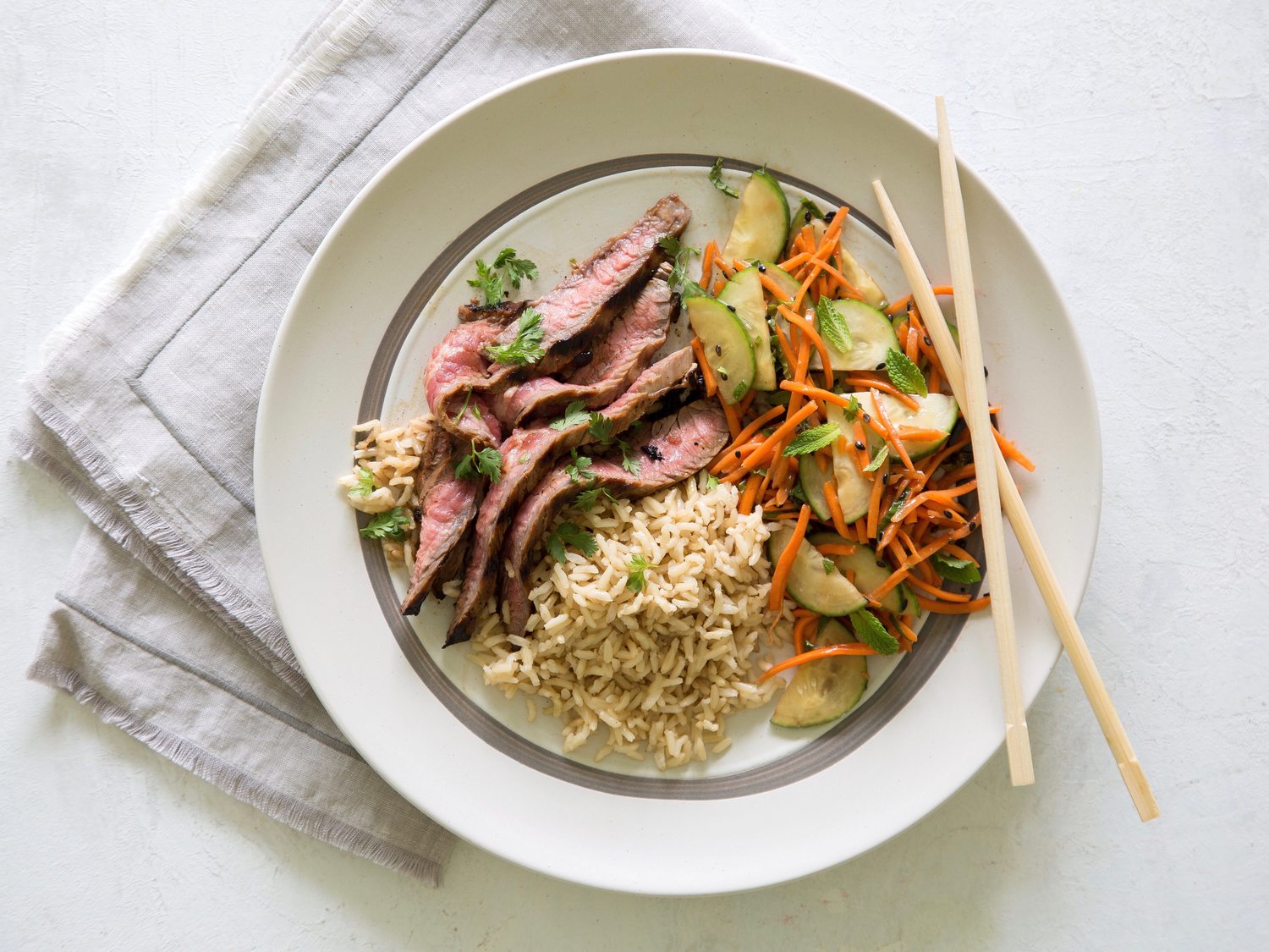 GingerMiso Flank Steak