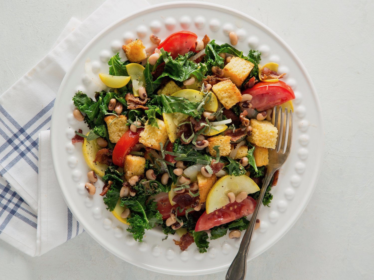 Southern Sage Cornbread Panzanella