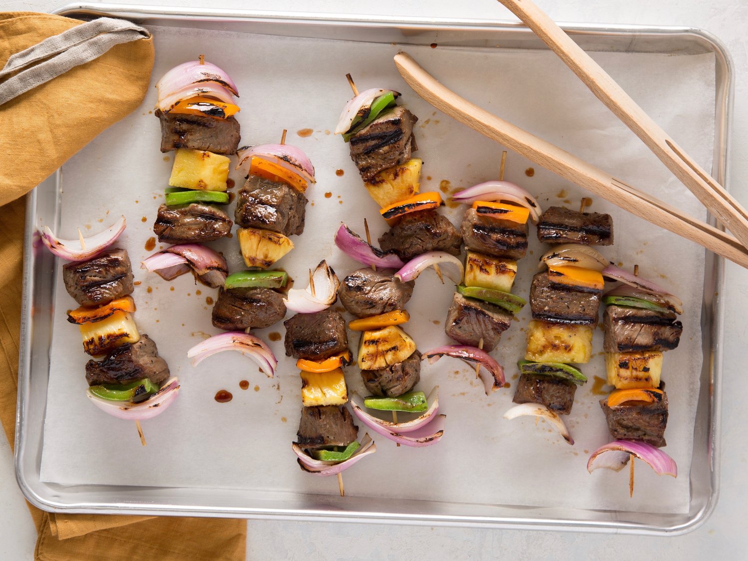 Hawaiian Sirloin Kabobs