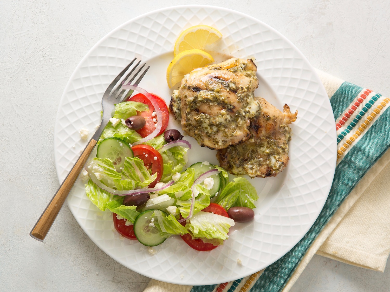 Chicken Thighs with Pesto Butter