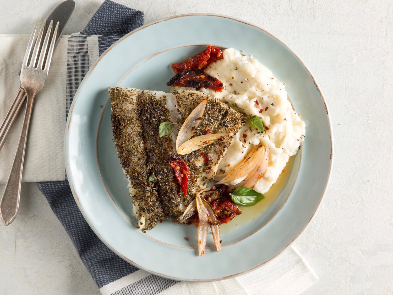 Grouper with SunDried Tomato Confit