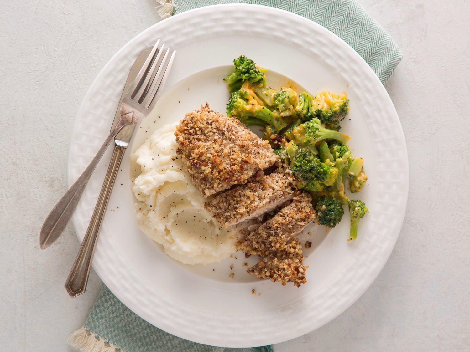 Nutty Breadcrumb Chicken