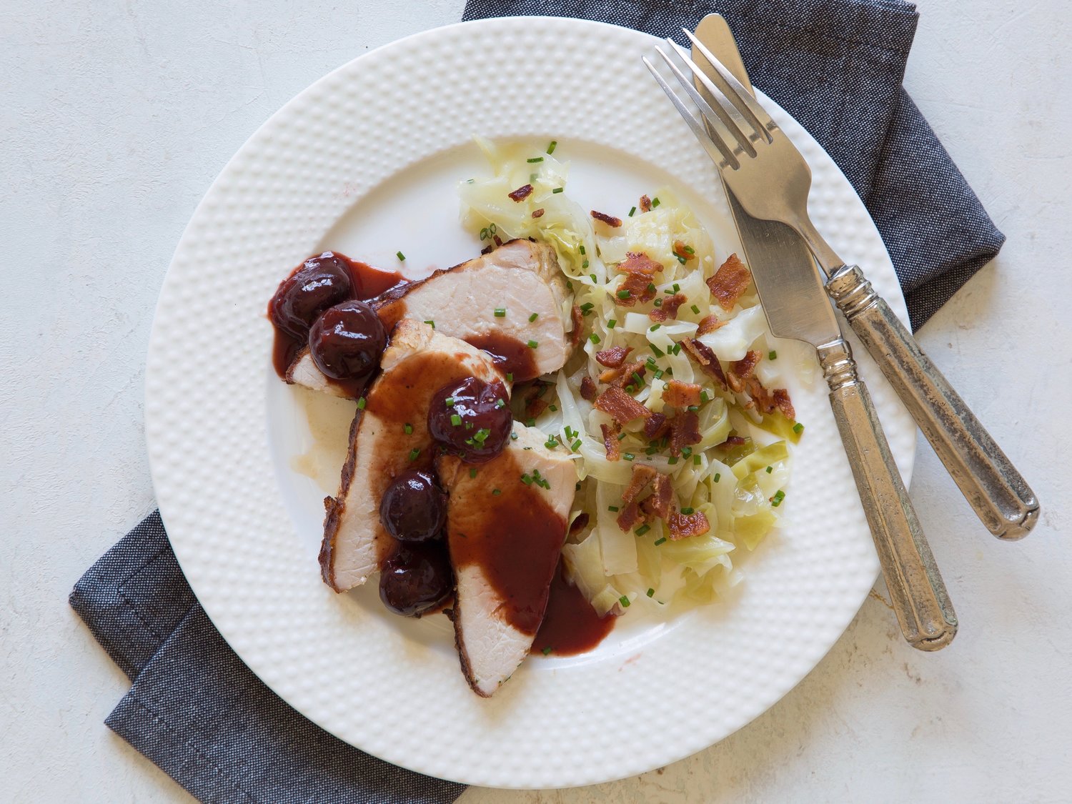 Cherry Barbecue Pork Tenderloin