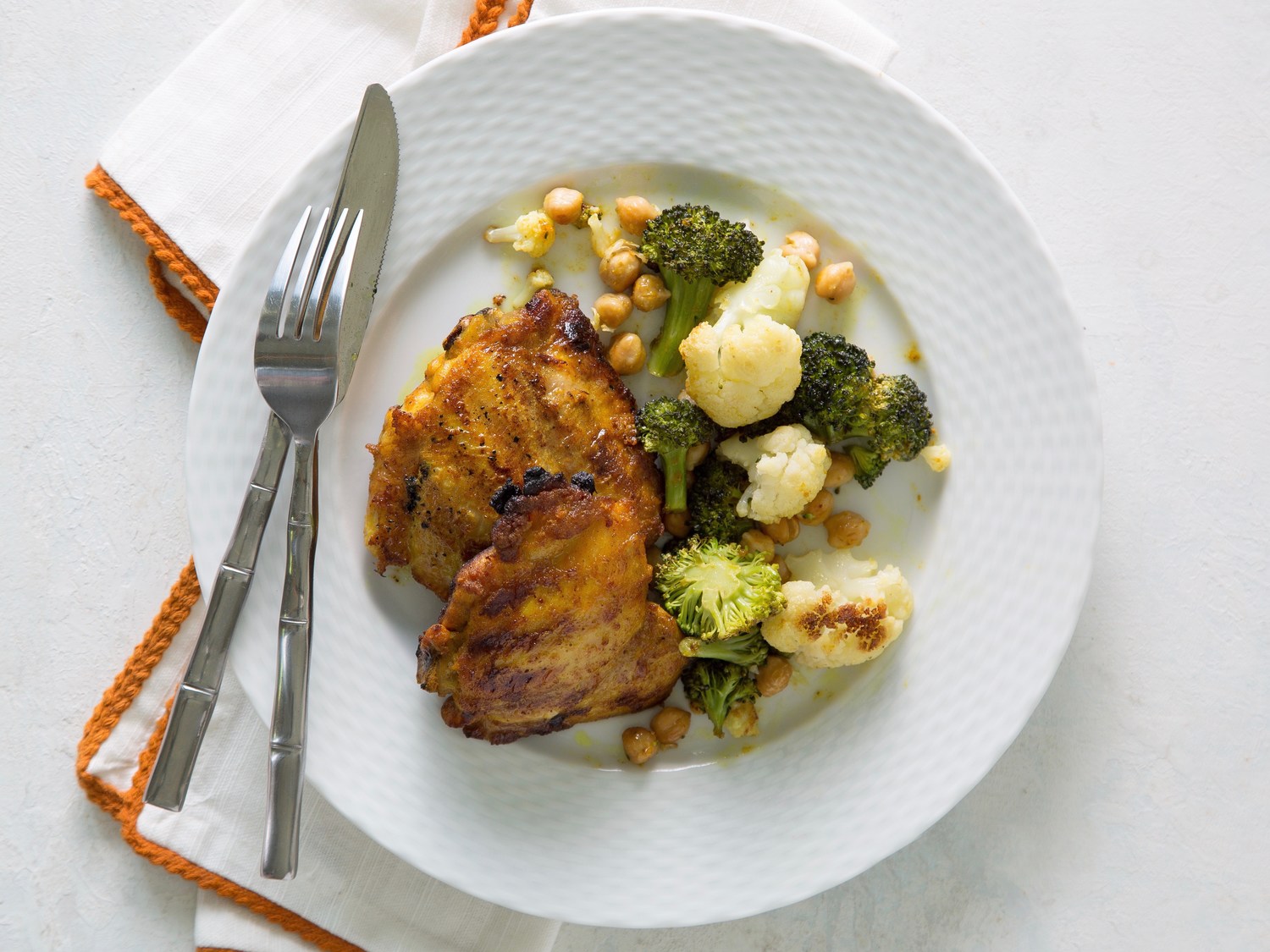 MapleTurmeric Grilled Chicken Thighs