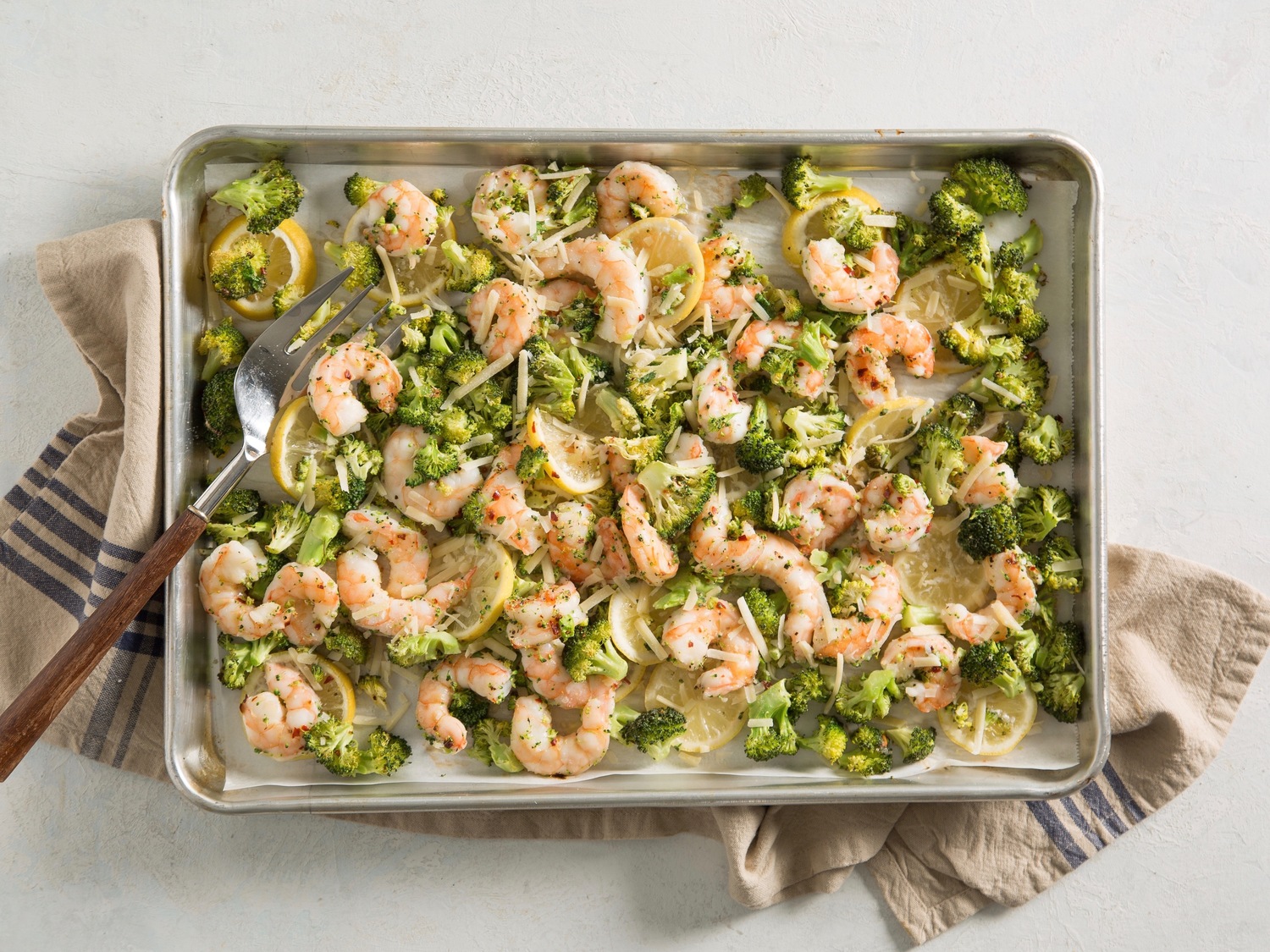 Zesty ShrimpandBroccoli Bake