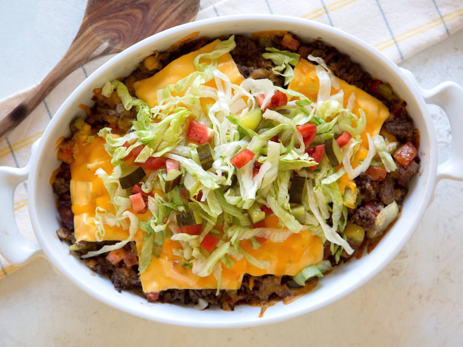 Cheeseburger Casserole