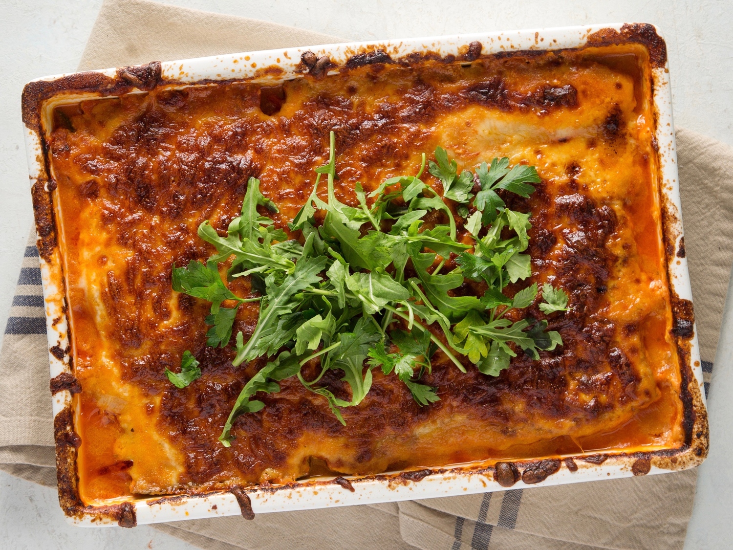 Layered Eggplant and Zucchini Bake