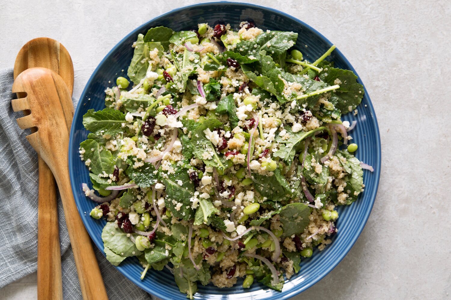 Quinoa, Edamame, and Cranberry Salad